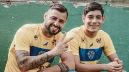 Jorge Jiménez e Andrés d'Agostino em Barcarena