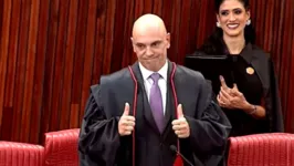 O Ministro do STF, Alexandre de Moraes, foi ovacionado na abertura da cerimônia de diplomação de Lula e Alckmin.