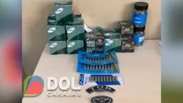 Militares encontraram mais de 1 mil munições de diversos calibres