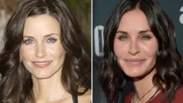 A atriz Courteney Cox afirmou que não percebeu como estava ficando "estranha".