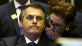 Jair Bolsonaro e Carla Zambelli