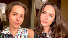 A atriz mostrou a mudança de visual em vídeo no Instagram