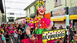 Tradicional bloco "As Virgienses"