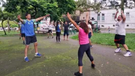 A ação contou com o apoio de muitos parceiros, além dos educadores físicos.