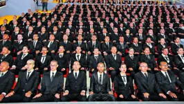 O Corpo de Bombeiros promoveu aula inaugural do Curso de Formação de Praças Bombeiros