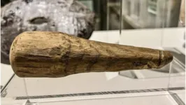 O objeto, de 16 cm, foi encontrado em uma vala no forte Vindolanda, no Reino Unido