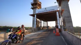 Ponte de Outeiro ficou interditada durante a madrugada desta segunda (16)