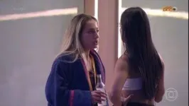 Bruna e Larissa tiveram mais um desentendimento na casa