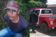 Moisés dos Santos Souza, 26 anos, aparece em um vídeo confessando ter matado uma pessoa em Mocajuba.