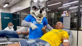O Papão é um grande incentivador da doação de sangue