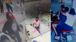 Dois homens e uma mulher estavam juntos na tentativa de assalto