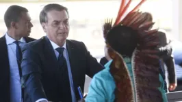 O ex-presidente Jair Bolsonaro apresentou projeto de liberação da mineração em terras indígenas.