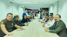 Vereadores de Belém, juntamente com o presidente da casa, receberam o secretário de saúde do município