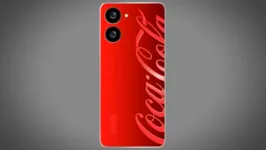 Celular da Coca-Cola apareceu em imagens, mas ainda não foi confirmado pela marca