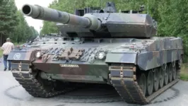 O tanque Leopard 2A7 é o 
modelo mais moderno produzido pela indústria alemã.