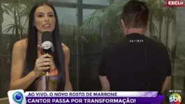 A transformação de Marrone foi mostrada na TV