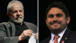 O presidente Lula e o ministro das Comunicações, Juscelino Filho