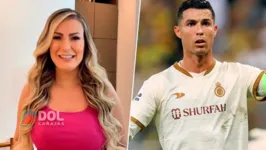 Andressa Urach revelou ter ficado com Cristiano Ronaldo