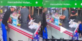 Imagem ilustrativa da notícia Vídeo: criança enfrenta bandido para defender o pai