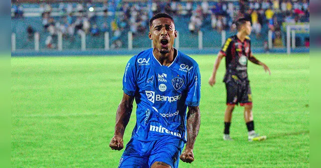 Imagem ilustrativa da notícia Após 1º gol pelo Paysandu, atacante revela: "alívio grande"