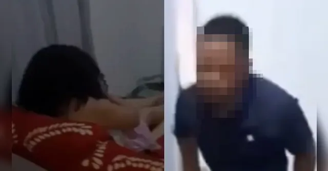 Imagem ilustrativa da notícia Vídeo: mulher flagra marido com outra após voltar de culto