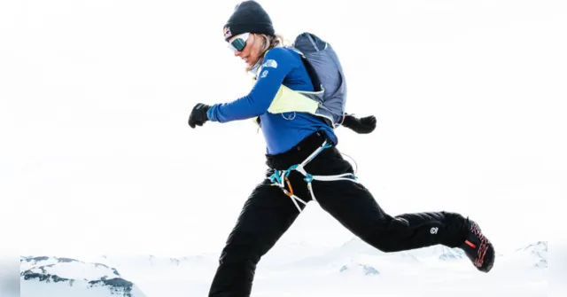 Imagem ilustrativa da notícia Brasileira bate recorde em corrida no monte de Antártida