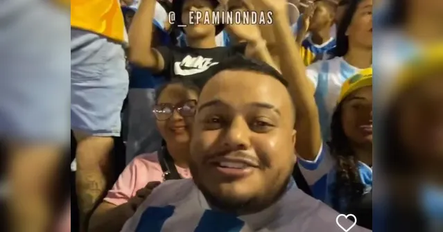 Imagem ilustrativa da notícia Comediante leva Dona Lúcia ao jogo do Paysandu pela 1ª vez