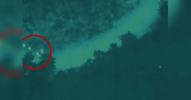 Imagem ilustrativa da notícia Vídeo: drone termal é usado na caça de assaltantes no Pará 