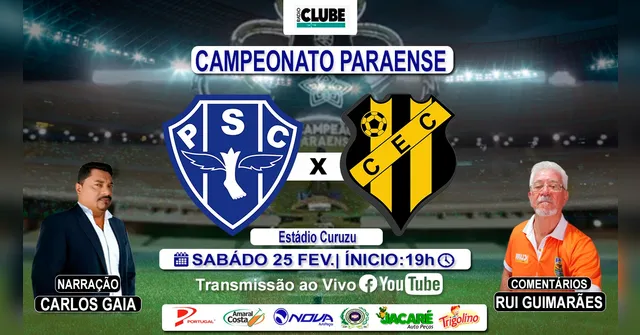 Imagem ilustrativa da notícia Tem Jogo no DOL e na Clube: ouça Paysandu e Castanhal