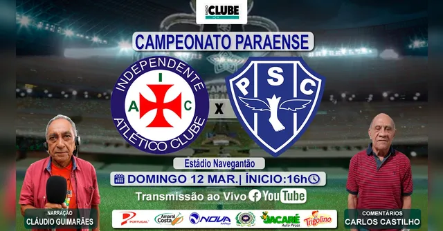 Imagem ilustrativa da notícia Tem jogo no DOL e na Clube: ouça Independente x Paysandu
