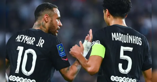 Imagem ilustrativa da notícia Confusão! Neymar e Marquinhos discutem com diretor do PSG