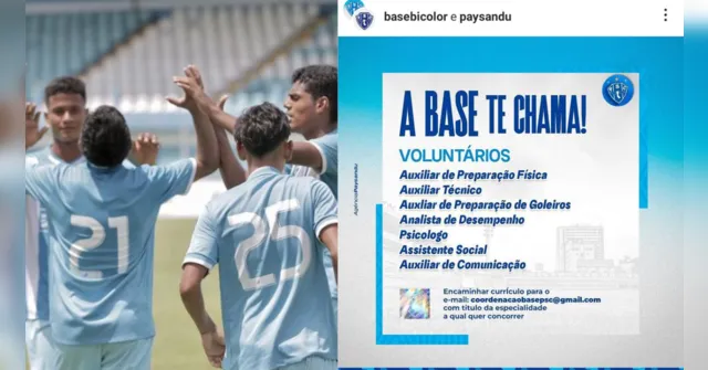 Imagem ilustrativa da notícia Paysandu convoca voluntários e é detonado nas redes sociais