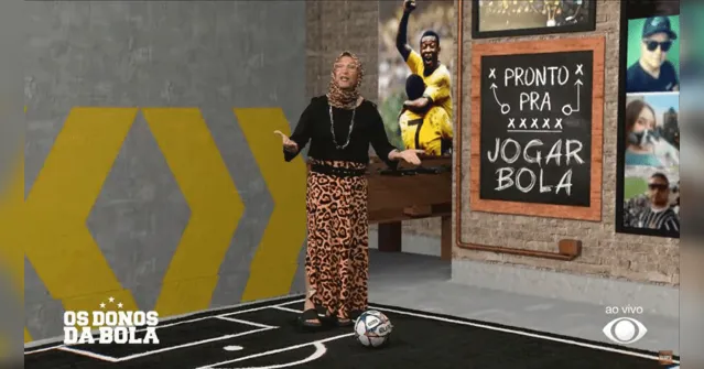 Imagem ilustrativa da notícia Neto apresenta "Os Donos da Bola" vestido de "sogra do VP"