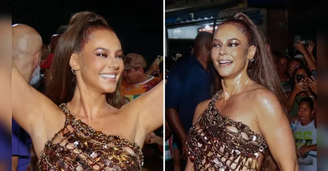 Imagem ilustrativa da notícia Paolla Oliveira samba sem roupa íntima e exibe corpaço