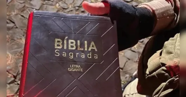 Imagem ilustrativa da notícia Homem agride mulher com bíblia, diz 'Jesus é bom' e é preso