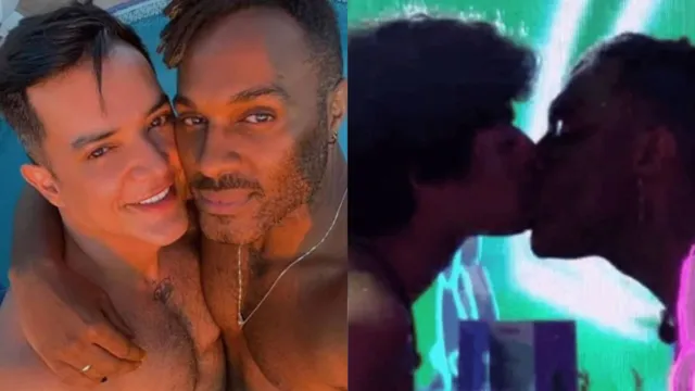 Imagem ilustrativa da notícia BBB: marido reage a beijo de Fred e Gabriel durante a festa