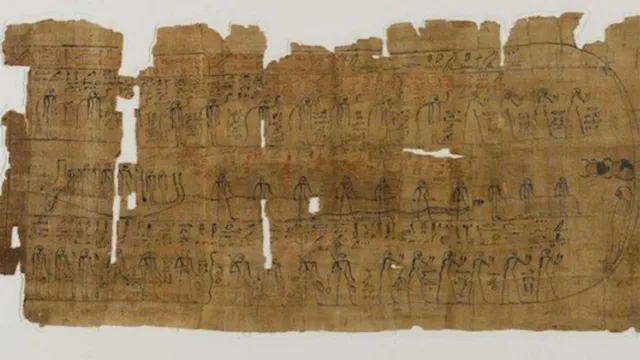Imagem ilustrativa da notícia Papiro com texto do “Livro dos Mortos” é achado no Egito