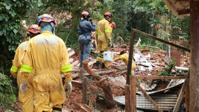 Imagem ilustrativa da notícia Bombeiros encerram buscas por vítimas em São Sebastião 