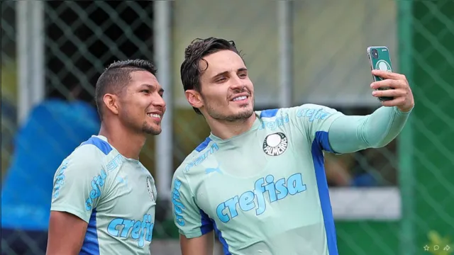 Imagem ilustrativa da notícia Rony e Veiga participam de 60% dos gols do Palmeiras no ano