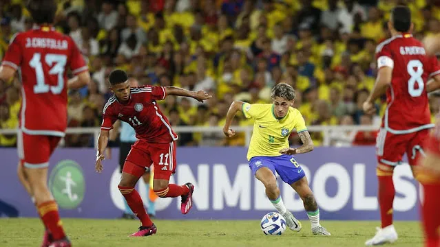 Imagem ilustrativa da notícia Brasil empata com a Colômbia pelo Sul-Americano Sub-20
