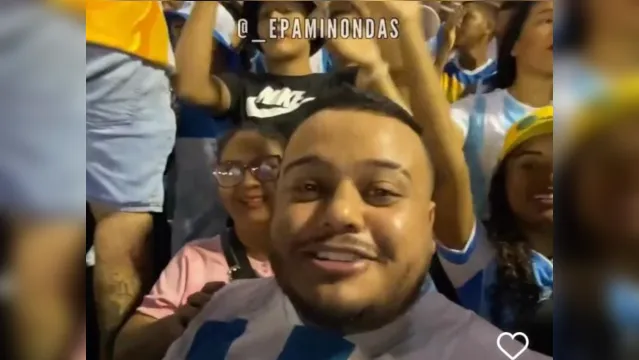 Imagem ilustrativa da notícia Comediante leva Dona Lúcia ao jogo do Paysandu pela 1ª vez