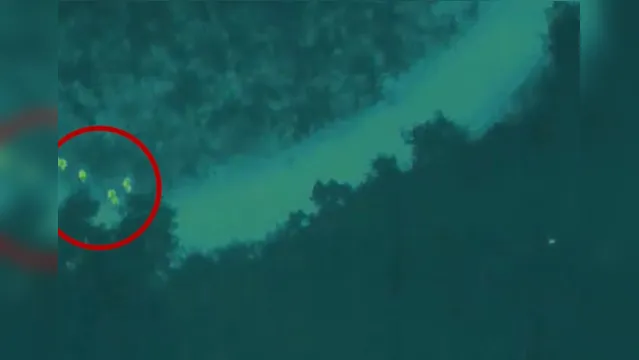 Imagem ilustrativa da notícia Vídeo: drone termal é usado na caça de assaltantes no Pará 
