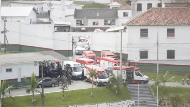 Imagem ilustrativa da notícia Incêndio em penitenciária de SC deixa mortos e feridos