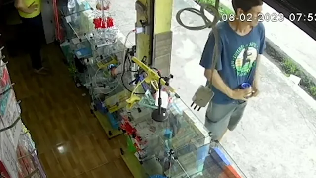 Imagem ilustrativa da notícia Vídeo: homem furta caixinha de som em loja de Ananindeua