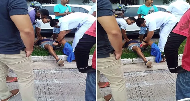 Imagem ilustrativa da notícia PM ajuda homem com fratura exposta na Augusto Montenegro