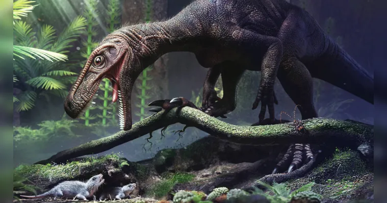Imagem ilustrativa da notícia Ossos ocos explicariam gigantismo e voo de dinossauros