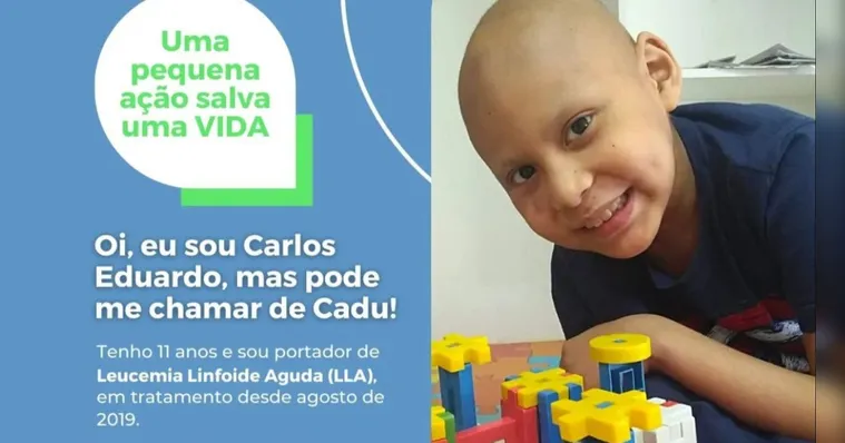 Imagem ilustrativa da notícia Criança com leucemia precisa de doação para tratamento