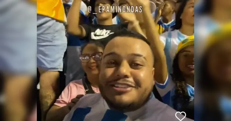 Imagem ilustrativa da notícia Comediante leva Dona Lúcia ao jogo do Paysandu pela 1ª vez
