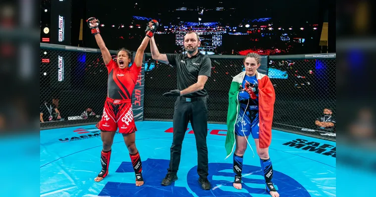 Imagem ilustrativa da notícia Campeã de taekwondo, paraense faz transição para o MMA