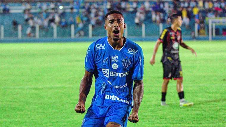 Imagem ilustrativa da notícia Após 1º gol pelo Paysandu, atacante revela: "alívio grande"